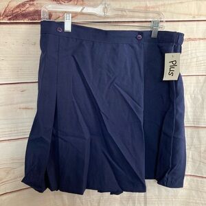 Navy school uniform skorts-Girls 20 plus-NEW